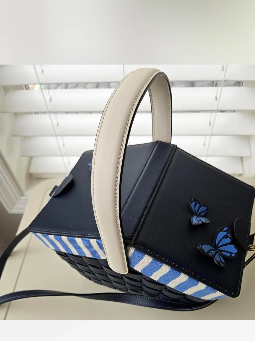 NWOT Kate Spade Butterfly Picnic Basket crossbody bag